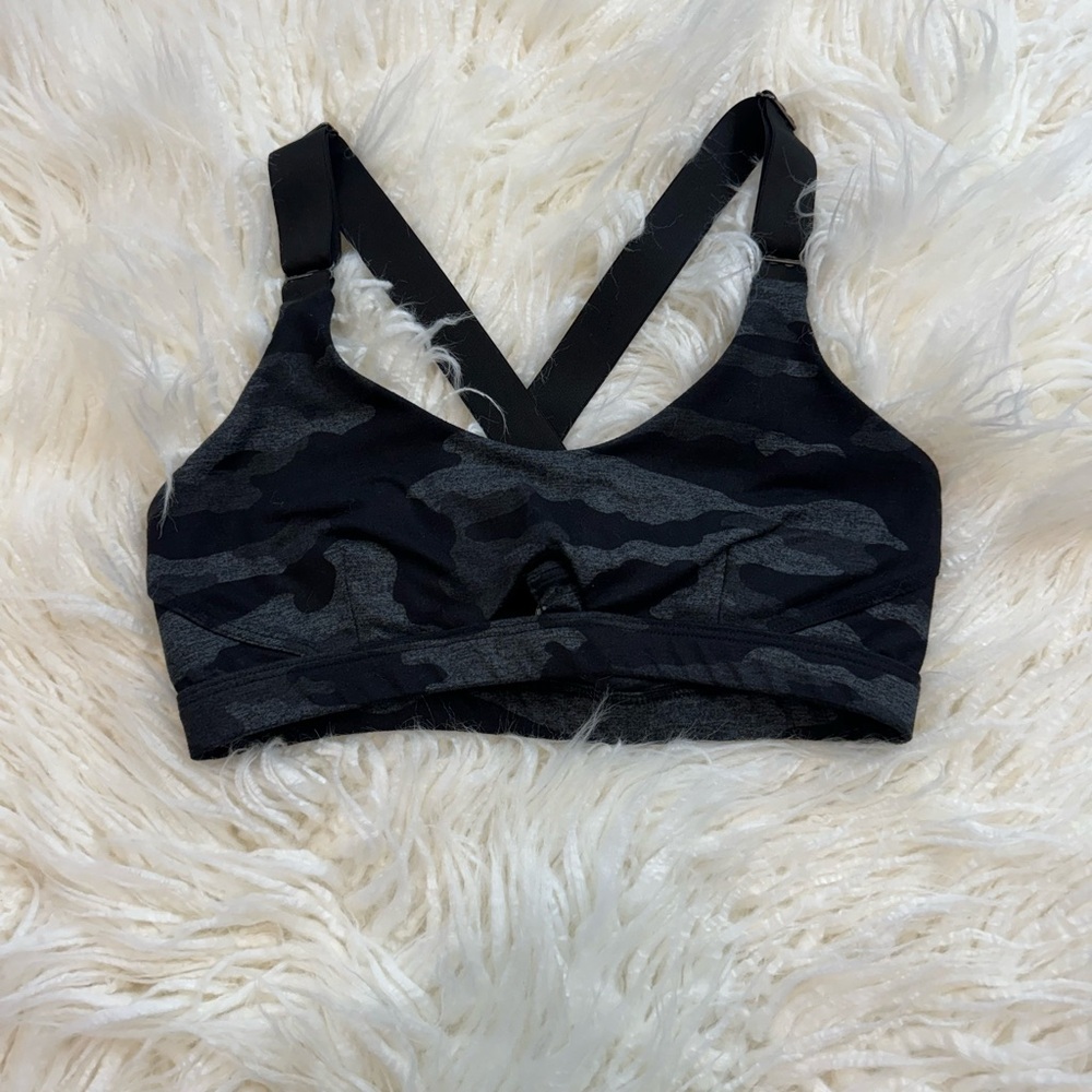 Bombshell Sportswear Army Sports Bra and Shorts (SET)
